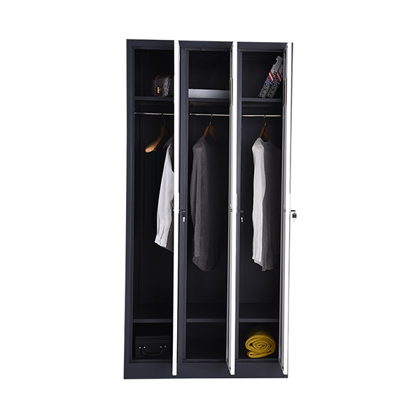 Wide Three Door Locker